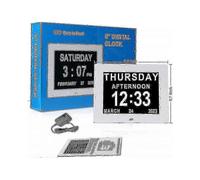 Dementia clock alzheimers clock & large digital calendar clock for seniors,clock with day and date f