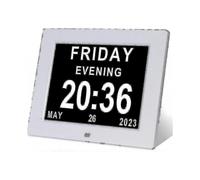 Dementia Clock Alzheimers Clock Large Digital Calendar Clock for Seniors,clock with Day And Date F
