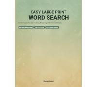 Dementia-Friendly Large Print Word Search: Easy Therapeutic Puzzles for Seniors with Alzheimer's and Memory Loss | Activity Book for Adults and Care Home Use | Large Print