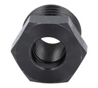 Demeras Adaptador de Mandril de Torno, Rosca Hembra de 18 Mm Fácil de Limpiar Adaptador de Mandril de Cabezal de Torno de Alta Precisión Rosca Macho de 33 Mm para Sitio de Construcción