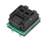 Demeras Adaptador Duradero de Zócalo de Programación QFP32 a DIP32 para Pruebas de Circuitos Integrados y Creación de Prototipos, Paso de Clavija de 2,54 Mm, 32 Clavijas