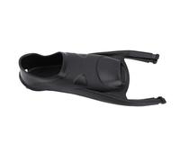 Demeras Aleta de Buceo TPR, Bolsillo para Pies, Estructura de Costilla Mejorada de ala Larga para Natación Eficiente, Negro, 1 Pieza (M(39-40))
