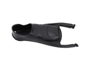 Demeras Aleta de Buceo TPR, Bolsillo para Pies, Estructura de Costilla Mejorada de ala Larga para Natación Eficiente, Negro, 1 Pieza (M(39-40))