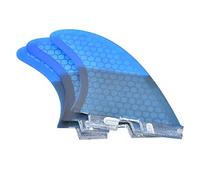 Demeras Aleta de Cola para Tabla de Surf, Diseño Flexible Duradero y Estable para Tablas de Surf y Tablas de Remo, , 3 Piezas