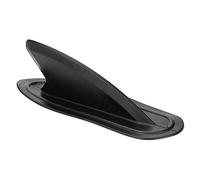 Demeras Aleta de Tabla de Surf PVC Surfing Side Water Aleta para natación Paddle Boarding Negro