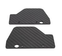 Demeras Aletas de Barro Traseras RC de Alto Rendimiento, Protectores contra Salpicaduras de Fibra de Carbono Duraderos, Protección Mejorada para Mojave, Paquete de 2