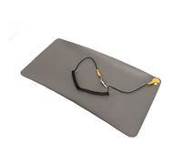 Demeras Alfombrilla Antiestática, Almohadilla de Goma Suave Antideslizante de 3 Capas para Uso en Banco de Trabajo con Pulsera Portátil, 1 Unidad