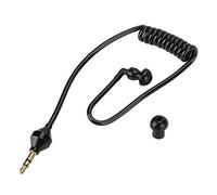 Demeras Auricular monoaural con Cable para teléfono móvil ,Tubo de Aire ,antirradiación ,en la Oreja ,Auriculares estéreo para Clip MP3 ,Negro
