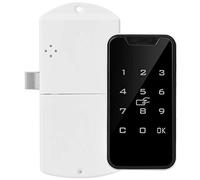 Demeras Bloqueo de contraseña RFID digital inteligente Teclado táctil Cerradura sin llave de aleación de zinc para cerradura electrónica de gabinete segura ,cajón ,armario ,archivo