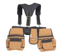 Demeras Bolsa de Herramientas de Jardín, Cinturón de Herramientas Resistente de Gran Capacidad, Bolsa Extraíble Duradera para Reparación de Talleres de Red