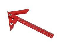 Demeras Buscador de Centros Medidor de Búsqueda de Centros de Aplicación Amplia de Aleación de Aluminio de Fácil Lectura para Carpintería