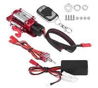 Demeras Cabrestante RC con Control Remoto, 1/10 Escala Modelo RC Vehículo Electic Metal Winch Crawler Accesorio para automóvil