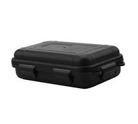 Demeras Caja a Prueba de Golpes al Aire Libre Pl醩tico al Aire Libre Impermeable Estuche herm閠ico Contenedor de Supervivencia al Aire Libre para Viajes al Aire Libre Familia de conducci髇(L-Negro)