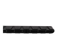 Demeras Caja de Aletas para Longboard, Caja Portátil de Aletas de 10,5 Pulgadas para Tablas de Surf, Canoas, Construcción Duradera de PVC (Negro)