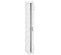 Demeras Caja de Aletas para Tabla de Surf Ligera de 8 Pulgadas, PVC Duradero para Longboards y Tablas de Paddle, Diseño Elegante, 1 Pieza (Blanca)