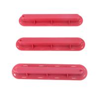 Demeras Caja de Aletas para Tabla de Surf, Tapón de Aleta de Fijación Segura, Duradero, con Tornillos y Llave para Reemplazo (Rojo)