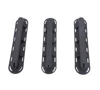 Demeras Caja de Aletas para Tabla de Surf, Tapón de Aleta de Fijación Segura, Duradero, con Tornillos y Llave para Reemplazo (Negro)