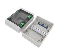 Demeras Caja de Disyuntores de 5 Vías Distribución Eléctrica Impermeable para Uso Interior y Exterior Fabricada con ABS Duradero