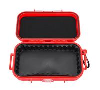 Demeras Caja de Transporte a Prueba de Golpes Supervivencia al Aire Libre Caja de Almacenamiento Impermeable a Prueba de Golpes Contenedor de Caja de Transporte hermético(Rojo)