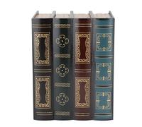 Demeras Caja Decorativa para Libros, Fácil de Limpiar, Realista y Duradera, Libro Falso de Tablero de Densidad Vintage para Accesorios de Fotografía (A)