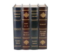 Demeras Caja Decorativa para Libros, Fácil de Limpiar, Realista y Duradera, Libro Falso de Tablero de Densidad Vintage para Accesorios de Fotografía (C)