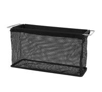 Demeras Cesta de Almacenamiento para Mesa de Camping, Mesa de Camping con Varilla de Acero Inoxidable 304 con Bolsa de Almacenamiento de Malla Colgante, Organización Eficiente Plegable Universal para