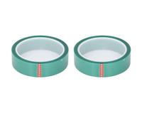 Demeras Cinta Aislante Eléctrica, Semitransparente, Resistente a Altas Temperaturas, Multifuncional, 2 Piezas, 25 Mm de Ancho, de Largo, Cinta Aislante Verde para Chasis