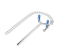 Demeras Clip de Abrazadera de Cadena para Vasos de Laboratorio, Fijador Duradero de Acero Inoxidable para Laboratorios de Química y Biología