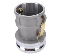 Demeras Conector de Manguera Camlock de Latón de Primera Calidad, Acoplamiento Hembra de 3 "x 4" Macho, Transferencia de Aceite de Agua para Construcción de Carreteras