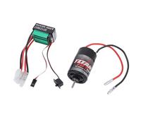 Demeras Conjunto Combinado ESC de Motor Cepillado RC para Mejoras de Alto Rendimiento en Coches RC Motor 550 10T y ESC 1 Unidad