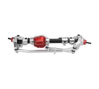 Demeras Conjunto de Eje de Portal Delantero, Conjunto de Eje Delantero RC Anodizado, Ajuste de Precisión con Soporte de Varilla para Actualización