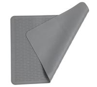Demeras Cubierta Gris Oscuro Multiusos del Aislamiento de Calor de la Estera de la Estufa del Silicón 28x20in para la Cocina (71 * 50 * 0,3 cm)