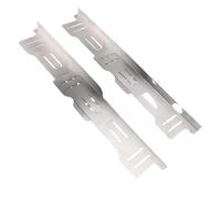 Demeras Cubierta para Espacio en el Mostrador de la Estufa, Diseño Resistente Al Calor, Ajustable, 35-70cm, para Cocina Moderna, 4 Uds. (Plata)