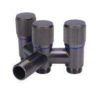 Demeras Distribuidor de Manguera, Rosca Macho G1/2", Distribuidor de Grifo de Agua, Artesanía Exquisita, 1 Entrada, 3 Salidas, Ahorro de Espacio para el Jardín