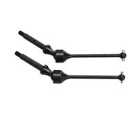 Demeras Eje de Transmisión Trasero RC de Alto Rendimiento de Acero CVD para LOSI 1/18 Mini T 2.0 y Mini B Car Fácil Instalación 2 Unidades (Negro)