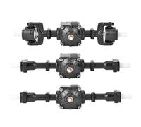 Demeras Eje Delantero de Engranaje RC, Eje de Eje de transmisión 1/16 Piezas de Oruga de Roca de Eje diferencial de Engranaje mejoradas para Coche WPL RC(Gear Rear Axle)