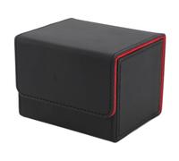 Demeras Estuche para Cartas de Baraja, Caja Ligera para Naipes, Forro de Fieltro de Cuero PU, Cierre Magnético Protector de Gran Capacidad para Cartas del Tarot (#1)
