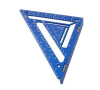 Demeras Herramienta Cuadrada de Viga, Regla Triangular Ergonómica, Versátil, Portátil, Transportador Cuadrado de Viga para Medidas de Diseño