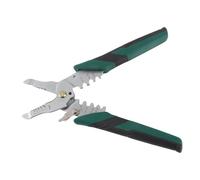 Demeras Herramienta Pelacables Profesional con Ergonómico y Alta Dureza para Pelar y Prensar Cables Eléctricos, Material de Hierro Inoxidable