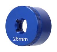 Demeras Herramienta Profesional de Enchufe para Tapa de Horquilla Delantera de Bicicleta de Montaña, Ajuste de Cámara de Aire y Reemplazo de Sello, Aleación de Aluminio de 26mm, 1 Pieza