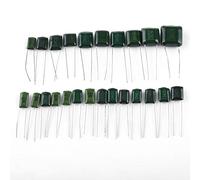 Demeras Juego de Condensadores de Poliéster de 24 Valores, Kit Surtido Perfecto para Electrónica, 100 V, 660 Piezas