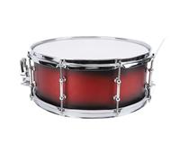Demeras Kit de Batería, Tono Cálido y Resonante, Caja de 14 Pulgadas, Parches de PET Blancos, 8 Aletas con Correa y Baquetas para Música Pop