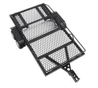 Demeras Kit de Remolque de Plataforma Plana RC, Remolque de Plataforma Plana de Metal RC de Gran Tamaño Resistente para Orugas