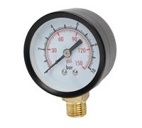 Demeras Manómetro Vertical Medición de 0-150 Psi para Laboratorios y Configuraciones de Fábrica Construcción de Acero de Aleación 1 Unidad