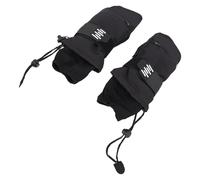 Demeras Manoplas Esquí Aisladas Impermeables con Muñequera para Snowboard Fibra Aramida Negro 2 Unidades (M)
