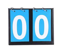 Demeras Marcador Deportivo Portátil 2/3/4 dígitos Impermeable Tablero Flip Flip Marcador Contador de puntajes para Tenis de Mesa Baloncesto(2 Digit)