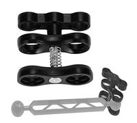 Mariposa Bola Abrazadera Buceo Mariposa Clip Aleación de aluminio Luces de buceo Abrazadera Adaptador Moun para cámara de fotografía subacuática