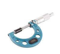 Demeras Micrómetro Exterior de Acero Inoxidable con Llave para Medir Espesores con Precisión 0,01 Mm 1 Unidad (25-50 mm)