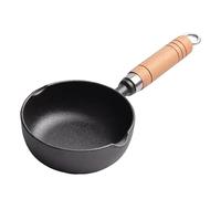 Demeras Olla de Aceite Caliente, Mini Sartén Profunda Fácil de Limpiar a Prueba de Palos para Estufa de Gas para Freír Huevos