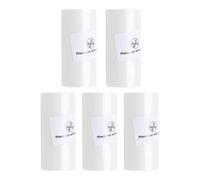 Demeras Papel para Impresora Térmica, Papel de Impresión Resistente Al Desgaste, 5 Rollos para Trabajo, Estudio, Viajes